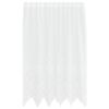 vidaXL Blondegardin Hvit 140 x 150 cm Polyester