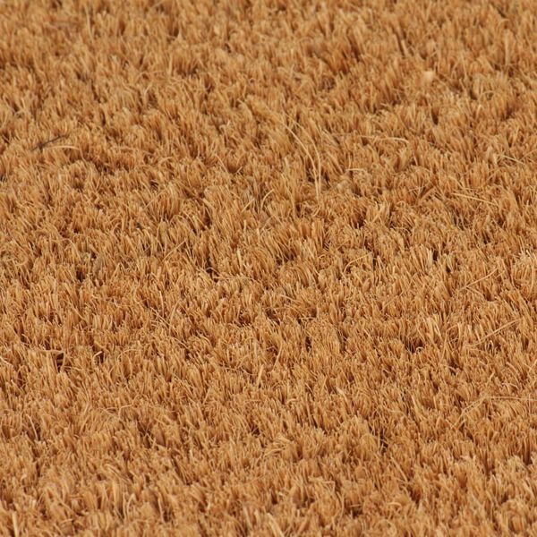 vidaXL Dørmatte 2 stk kokosfiber 24 mm 40x60 cm naturell