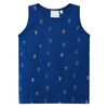 vidaXL Tanktopp for barn m&oslash;rkebl&aring; 140