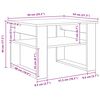 vidaXL Kaffebord Gammelt tre 64 x 54 x 44 cm Konstruert tre