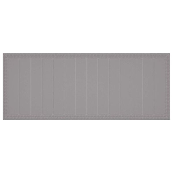 vidaXL Hage Spisegruppe 9 pcs Lysegr&aring; Polt rattan