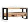 vidaXL TV-benk 100x30x45 cm heltre mango