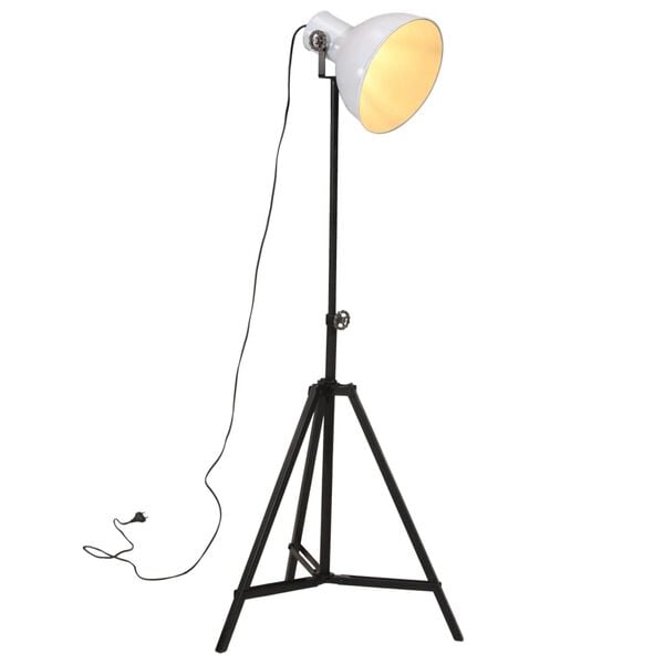 vidaXL Gulvlampe 25 W hvit 61x61x90/150 cm E27