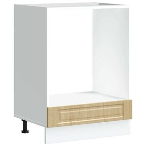 vidaXL Ovnskap Porto sonoma eik konstruert tre