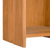 vidaXL Bokhylle 30x30x110 cm heltre teak