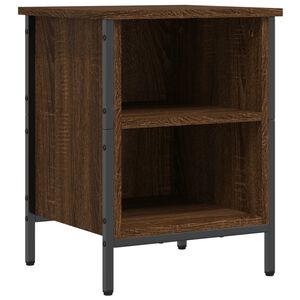 vidaXL Skoskap brun eik 38x35x50 cm konstruert tre