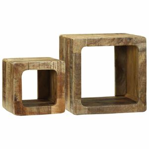 vidaXL TV Enheter 2 stk. Brun 36 x 30 x 36 cm Massiv mango tre