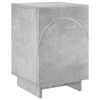 vidaXL Nattbordskap Betonggr&aring; 33,5 x 34,5 x 50 cm Konstruert tre