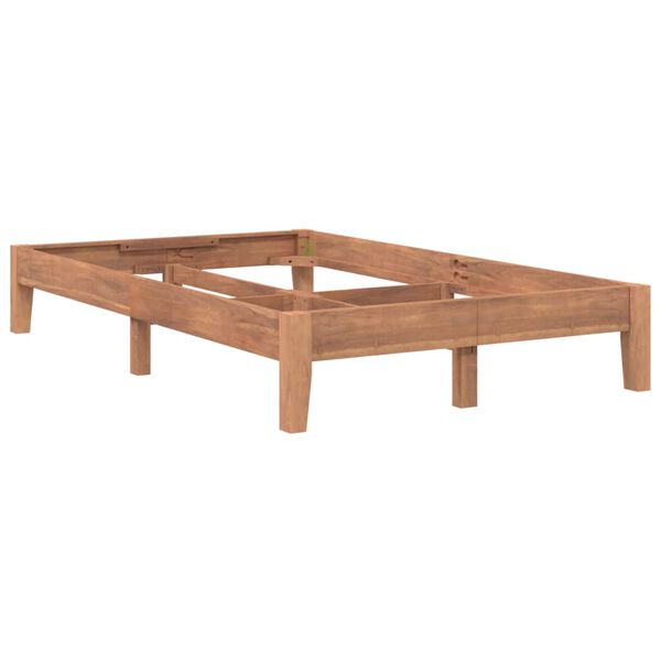 vidaXL Sengeramme heltre teak 120x200 cm