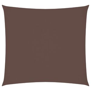vidaXL Solseil oxfordstoff firkantet 2x2 m brun
