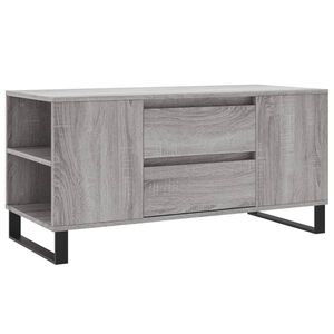 vidaXL Salongbord gr&aring; sonoma 102x44,5x50 cm konstruert tre