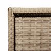 vidaXL Putekasse beige 55x59x69 cm polyrotting
