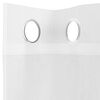 vidaXL Voilegardiner med grommets 2 stk hvit