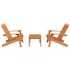 vidaXL Adirondack hagesofagruppe 3 deler heltre akasie