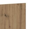 vidaXL Veggmontert hodegavl artisan eik 240x1,5x80 cm konstruert tre