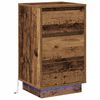 vidaXL Nattbordskap Gammelt tre 39 x 34,5 x 65 cm Konstruert tre