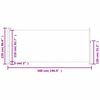 vidaXL Uttrekkbar sidemarkise 220x500 cm svart