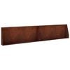 vidaXL St&oslash;ttemur 2 stk. 100 x 12 x 30 cm Cortenst&aring;l Rusten
