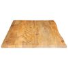 vidaXL Bordplate 100x60x3,8 cm naturlig kant heltre mango