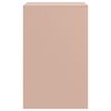 vidaXL Nattbord 2 stk rosa 34,5x39x62 cm st&aring;l