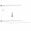 vidaXL Markise med Hvit 5 × 3,5 m Metall