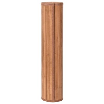 vidaXL Teppe rektangulær naturell 80x200 cm bambus