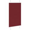 vidaXL Pliss&eacute;gardin Bordeaux R&oslash;d 75x150 cm Stoff Bredde 74,4 cm