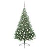 vidaXL Kunstig Forh&aring;ndsopplyst Juletre med 300 LED gr&oslash;nn 180 cm PVC