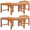 vidaXL Trebens 2 pcs Naturlig 160 x 80 x 45cm Solid Eucalyptus Tre