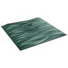 vidaXL Veggpaneler 48 pcs Stone Gr&oslash;nn 50 x 50 cm XPS Skum