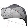 vidaXL Poolkuppel 500 x 500 x 236 cm 185T polyester med PU-belegg