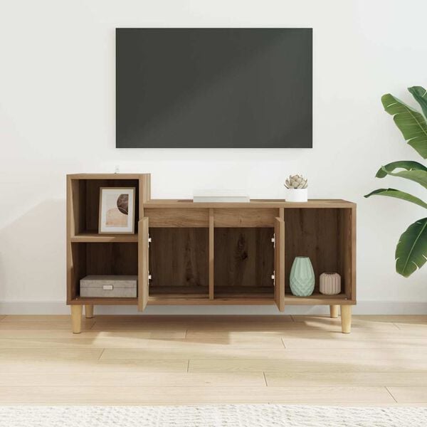 vidaXL TV-skap Artisan Eik 100 x 35 x 55 cm Konstruert tre