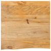 vidaXL Bordplate 60x60x3,8 cm naturlig kant heltre mango