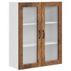 vidaXL Vegghylle PORTO Gammelt tre 80 x 31 x 100 cm Konstruert tre