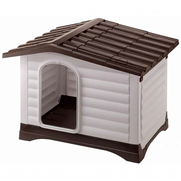 Ferplast Hundehus Villa 90 gr&aring; 88x72x65 cm 87255099