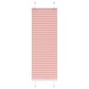 vidaXL pliss&eacute;gardin Rosa 50x100 cm Stoff Bredde 49,4 cm Polyester