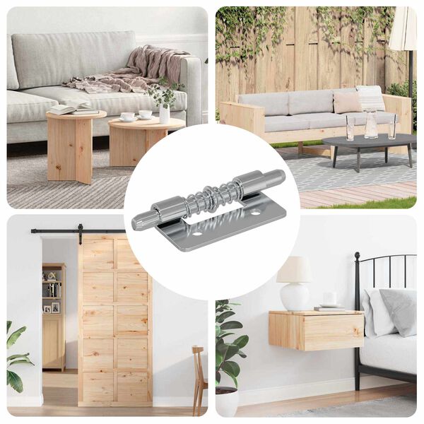 vidaXL L&aring;s 12 pcs s&oslash;lv 46 x 17 x 1,2 mm St&aring;l