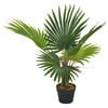 vidaXL Kunstig palme med potte gr&oslash;nn 70 cm