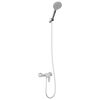 vidaXL Dusjhode Sett Krom G 1 / 2 tommer Messing