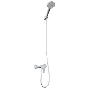 vidaXL Dusjhode Sett Krom G 1 / 2 tommer Messing