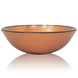 vidaXL Servant Herdet Glass 42 cm Brun