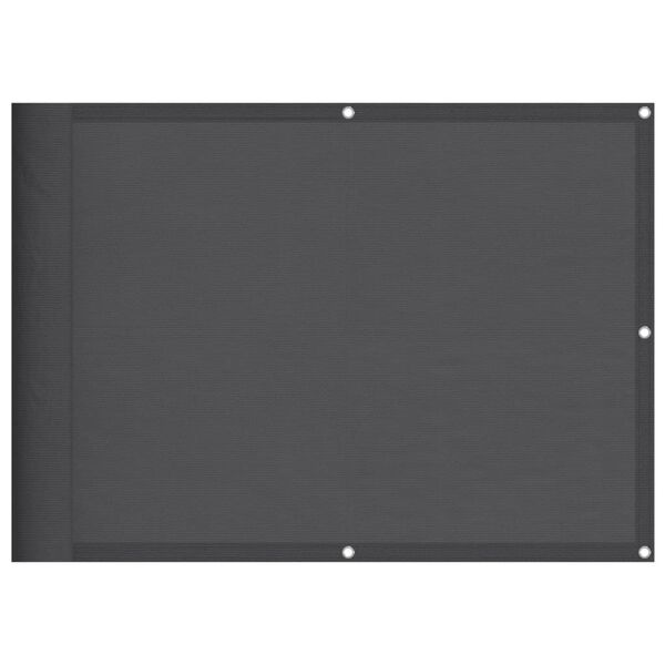 vidaXL Balkongskjerm antrasitt 75x1000 cm 100% polyester oxford