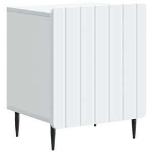 vidaXL Nattbordskap Hvit 43 x 34,5 x 52 cm Konstruert tre