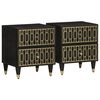 vidaXL Nattbord 2 stk 40x33x46 cm heltre mango