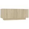 vidaXL Nattbord sonoma eik 100x35x40 cm konstruert tre