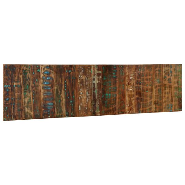 vidaXL Hodegavl flerfarget 200 cm gjenvunnet heltre