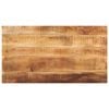 vidaXL Bordplate 110x70x2,5 cm rektangul&aelig;r grovt heltre mango