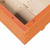 vidaXL Plantekasse voksbrun 90x60x26,5 cm heltre furu