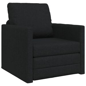 vidaXL Sofa seng Svart 74 x 77 x 81 cm stoff