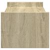vidaXL Skjermhylle sonoma eik 50x27x20 cm konstruert tre